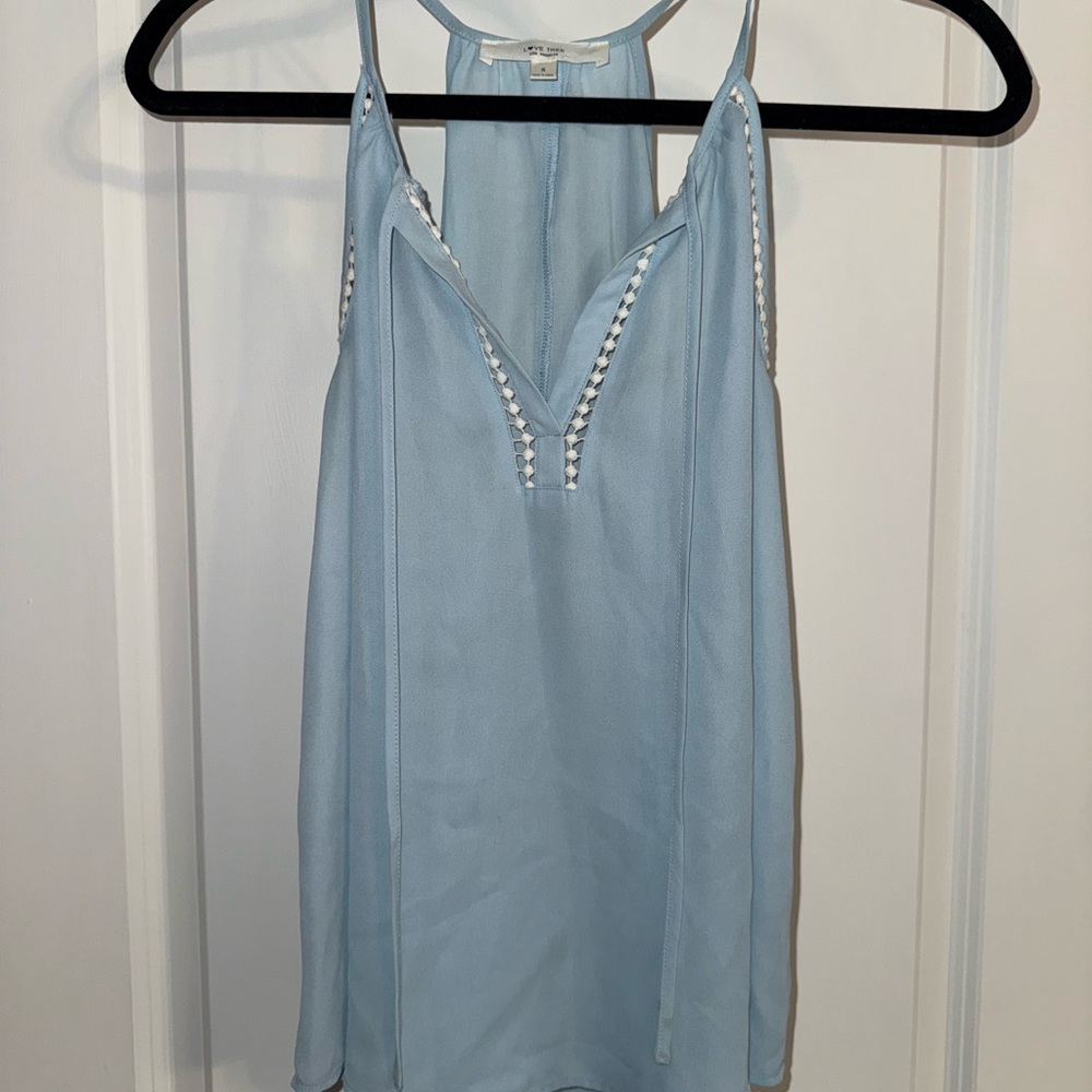 Love Tree Sky Blue Top